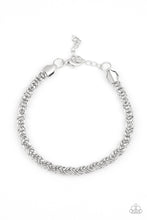 Load image into Gallery viewer, Paparazzi - Fighting Chance - Silver Bracelet
