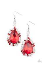 Load image into Gallery viewer, Paparazzi - Royal Recognition - Red Earrings
