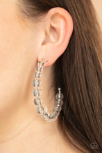 Load image into Gallery viewer, Paparazzi - In The Clear - White Earrings