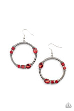 Load image into Gallery viewer, Paparazzi - Glamorous Garland - Red Earrings