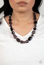 Load image into Gallery viewer, Paparazzi - Here Today, GONDOLA Tomorrow - Black Necklace