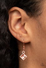 Load image into Gallery viewer, Paparazzi - Prismatic Reinforcements - Copper Earring