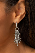 Load image into Gallery viewer, Paparazzi - Fan of Glam - White Earring