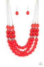 Load image into Gallery viewer, Paparazzi - Coastal Cruise - Red Necklace