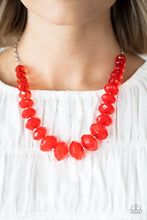 Load image into Gallery viewer, Paparazzi - Happy-GLOW-Lucky - Red Necklace