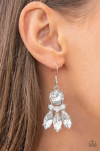 Load image into Gallery viewer, Paparazzi - To Have and to SPARKLE - White Earring