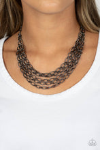 Load image into Gallery viewer, Paparazzi - House of CHAIN - Black Necklace