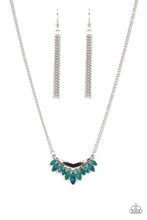 Load image into Gallery viewer, Paparazzi - Flash of Fringe - Green Necklace