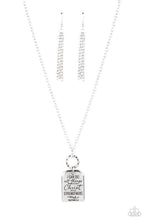 Load image into Gallery viewer, Paparazzi - Persevering Philippians - Silver Necklace