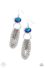 Load image into Gallery viewer, Paparazzi - Arthurian A-Lister - Blue Earrings Fashion Fix