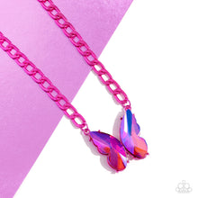 Load image into Gallery viewer, Paparazzi - Fascinating Flyer - Pink Necklace