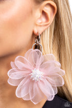 Load image into Gallery viewer, Paparazzi - Cosmopolitan Chiffon - Pink Earrings