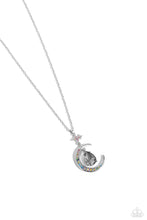 Load image into Gallery viewer, Paparazzi - Talking to the Moon - Silver Necklace