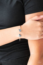 Load image into Gallery viewer, Paparazzi - Going For Glitter - Blue Bracelet
