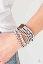 Load image into Gallery viewer, Paparazzi - Rock Star Attitude - Brown Bracelet
