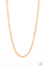 Load image into Gallery viewer, Paparazzi - Valiant Victor - Gold Urban Necklace

