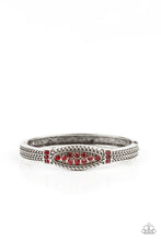 Load image into Gallery viewer, Paparazzi - Locked in Luster - Red Bracelet
