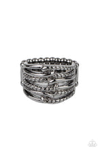 Load image into Gallery viewer, Paparazzi - Crossing Signals - Black Ring
