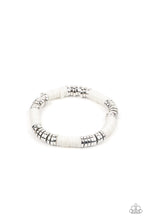 Load image into Gallery viewer, Paparazzi - Stacked In Your Favor - White Bracelet

