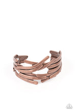 Load image into Gallery viewer, Paparazzi - Stockpiled Style - Copper Bracelet
